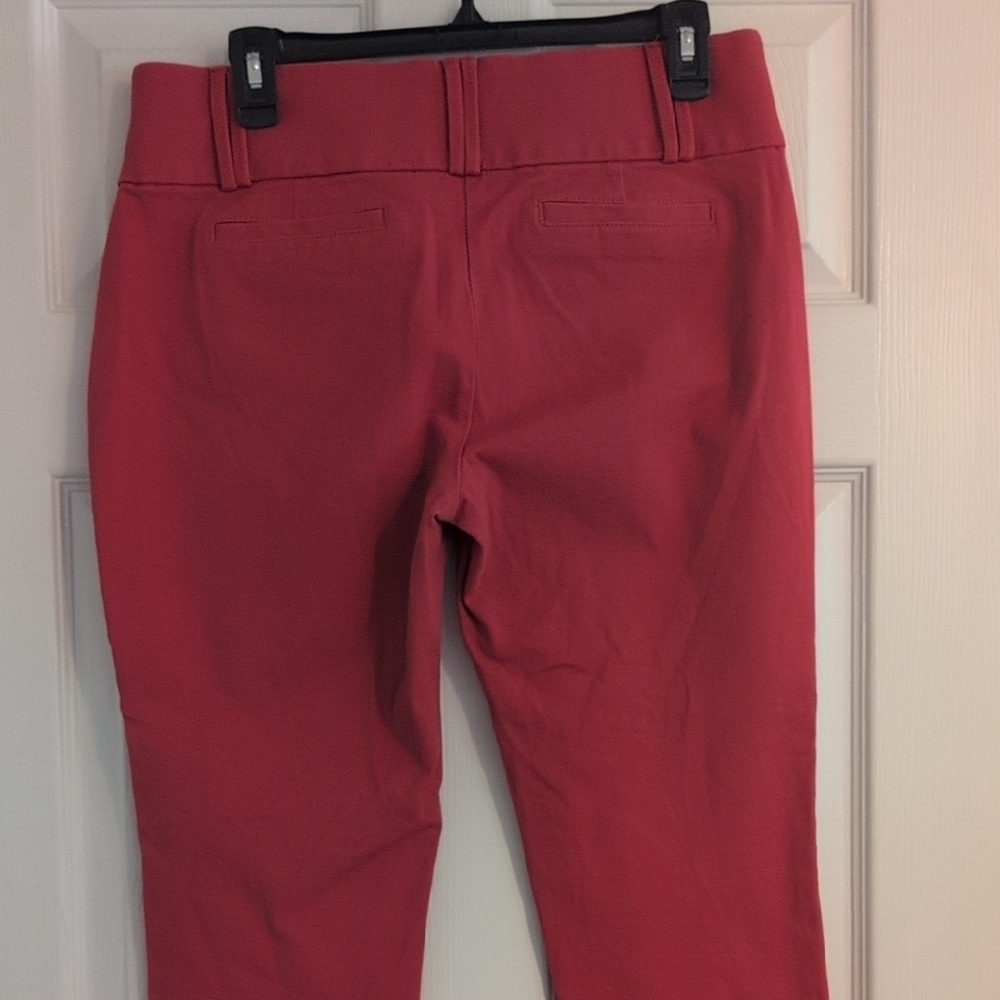 Red Cropped Pants - Picture 2 of 2